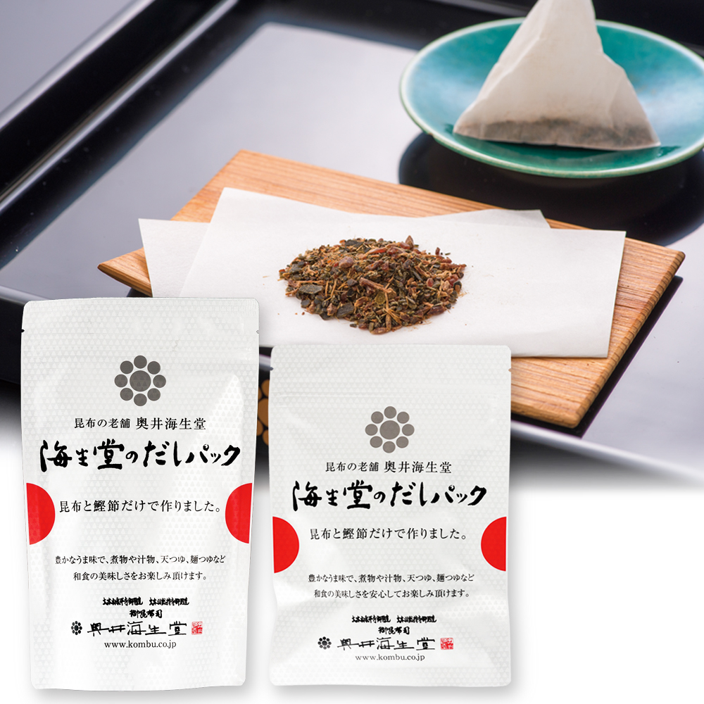 昆布とかつおのだしパック