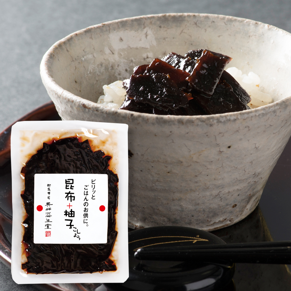 昆布＋柚子こしょう　袋入125g