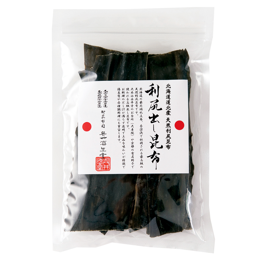【歳末用】 利尻出し昆布100ｇ【期間限定：2025/12/31まで】
